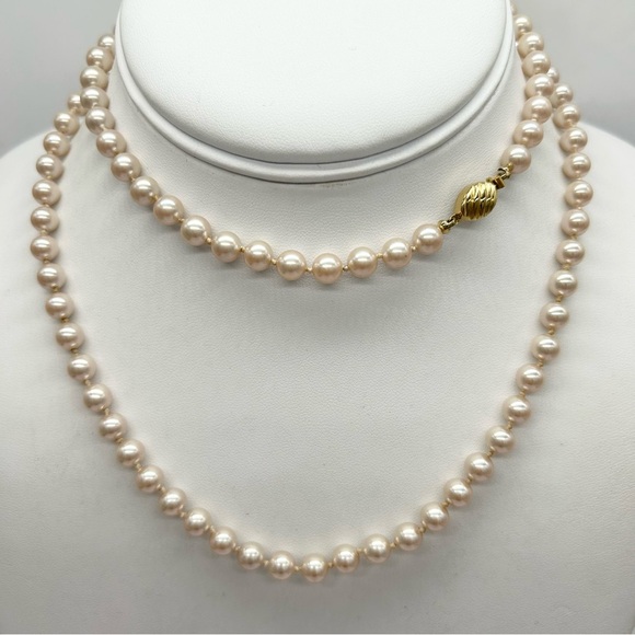 Marvella 30” Pearl Strand Necklace - Picture 1 of 3